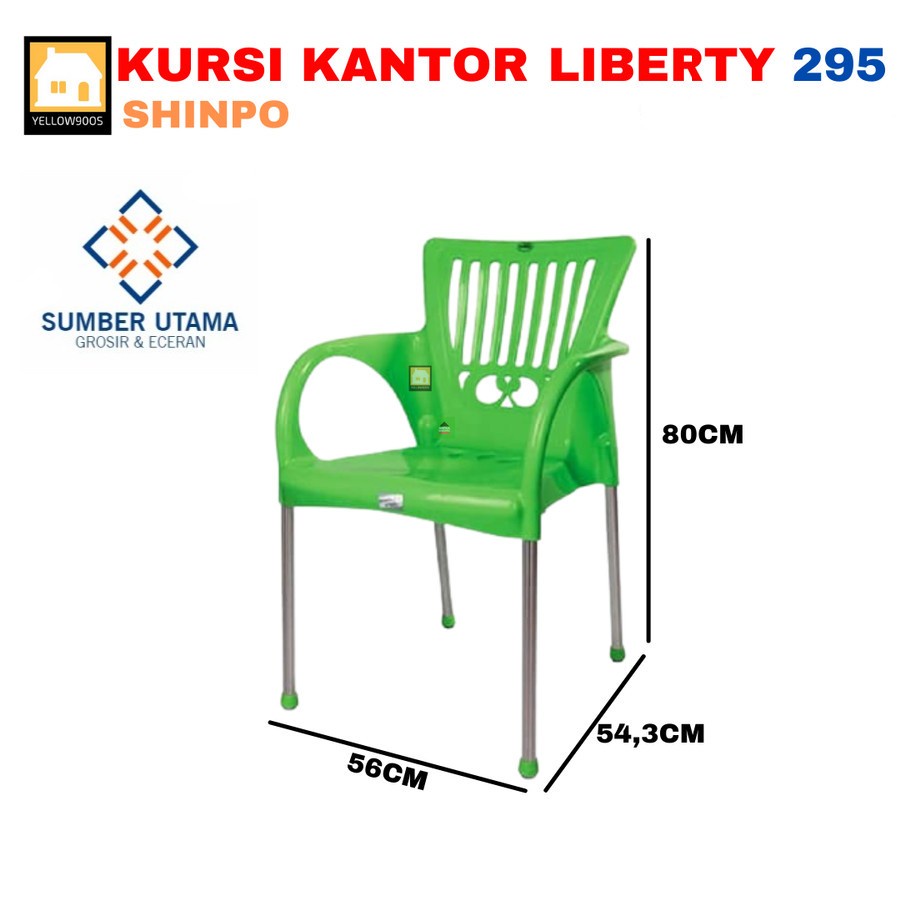 Kursi Plastik/Kursi Kantor Shinpo LIBERTY SIP295