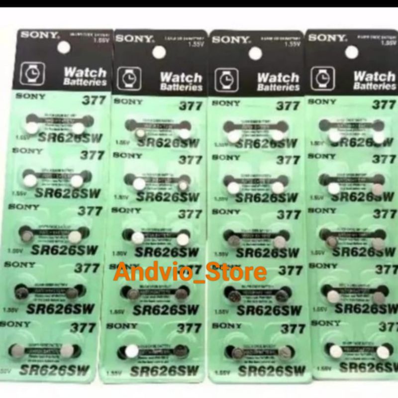 Baterai Jam Tangan Sony 626 BATTERY SR626SW BATRE 377 BATRAI