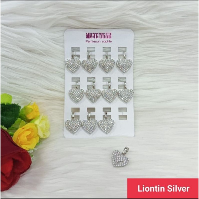 Liontin xuping permata zircon aksesoris fashion wanita AC1099