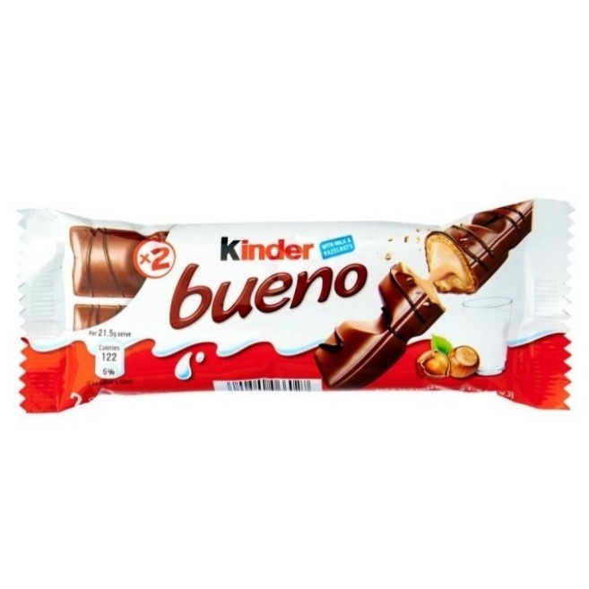 Kinder bueno 43 gr / kinder bueno 43 gram Ed Maret 2024