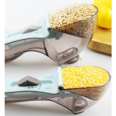 Sendok takar 2in1 takaran set bahan kering dan cair/ Measuring spoon 2in1