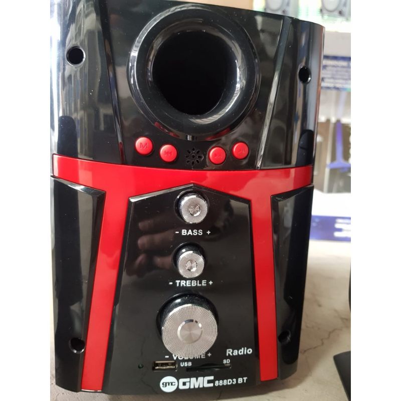 Speaker aktif bluetooth gmc 888D3 Speaker Subwoofer mega bass Original suara mantap Bergaransi Resmi