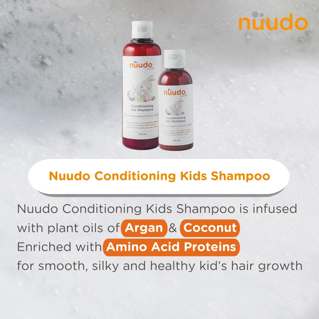 NUUDO Conditioning Kids Shampoo by pureco refill 475ml