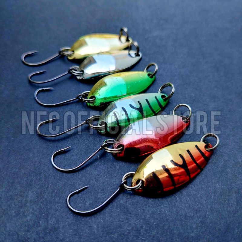 Lure Micro Spoon 3 cm 3 gram Mini Spoon BEST KILLER ACTION