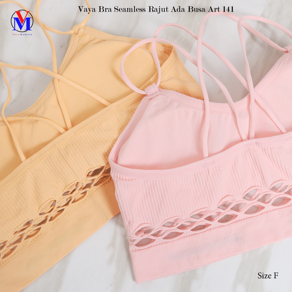 MINISET BRA SEAMLESS RAJUT BUSA VAYA Bralette Ada Busa / BRA SEXY WANITA / Art 141