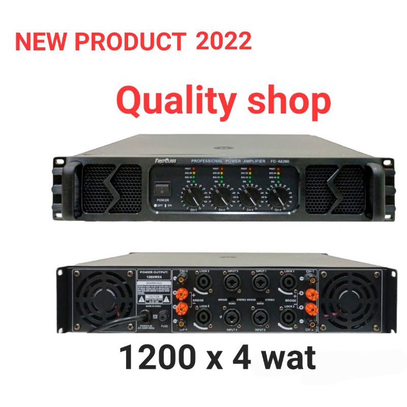 POWER AMPLIFIER FIRSTCLASS FC - A6260 | Power high quality Fca6260