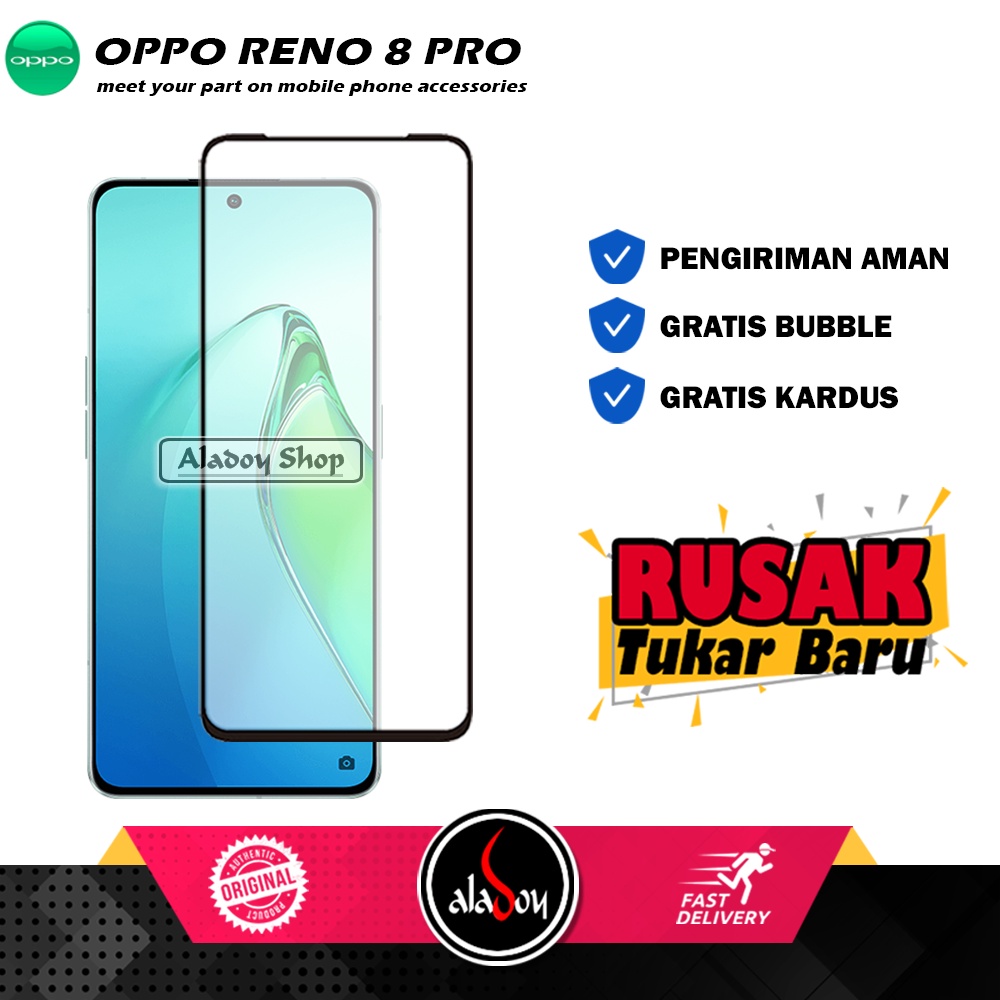 Tempered Glass Oppo Reno 8 Pro Anti Gores Layar Screen Protector