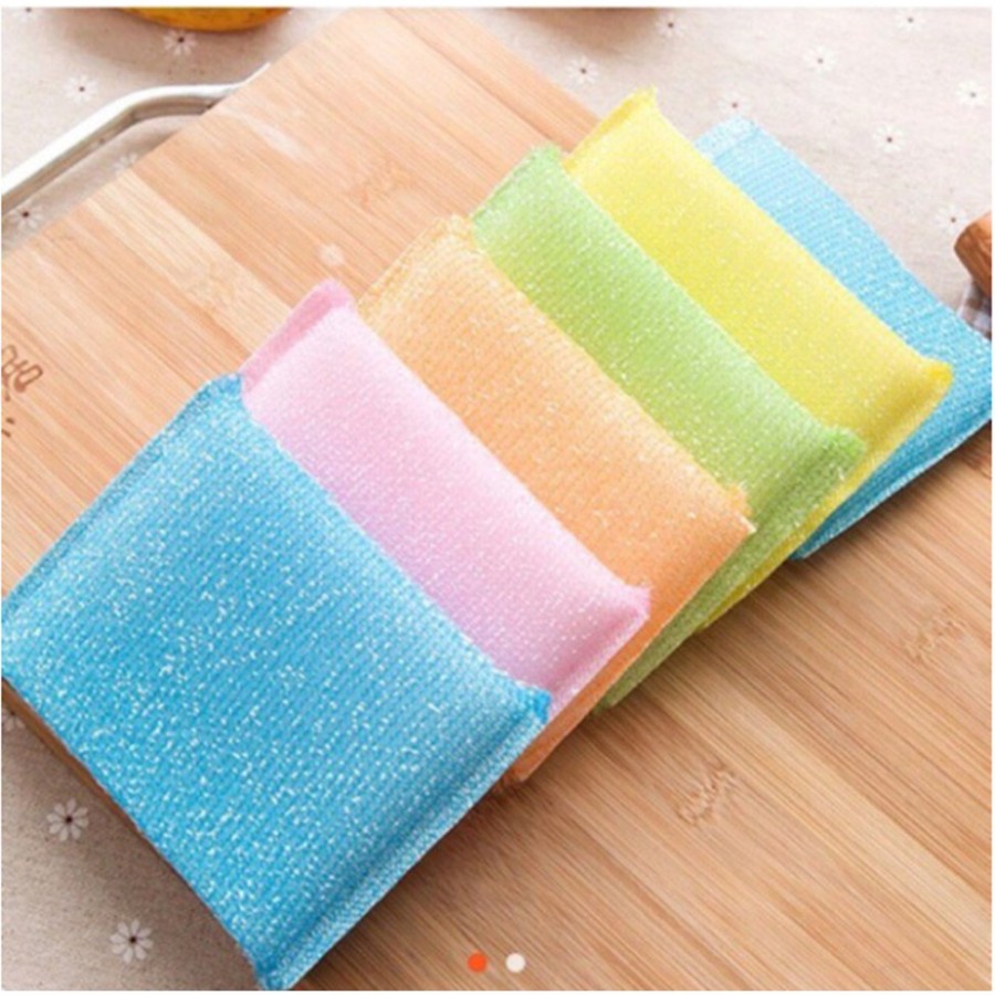 SPONS BANTAL / SPON CUCI PIRING POLYESTER / Sabut Jaring warna warni