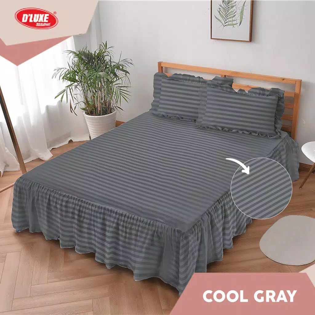 KINTAKUN - Sprei Seprai Sprey Sepray Rumbai Rumbay Rempel Polos Emboss KINTAKUN DELUXE Kasur Set Ori