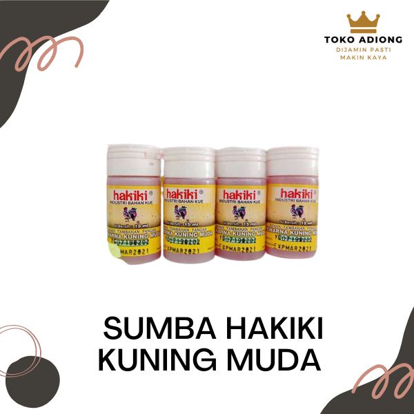 

SUMBA HAKIKI KUNING MUDA 15 ml (ISI2PCS)