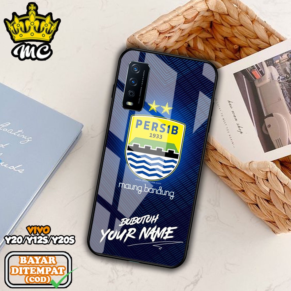 Mahkota Case - Case VIVO Y12S / Y20 / Y20S - persib - Case Termurah Case Terlaris Kesing Hp Silikon 