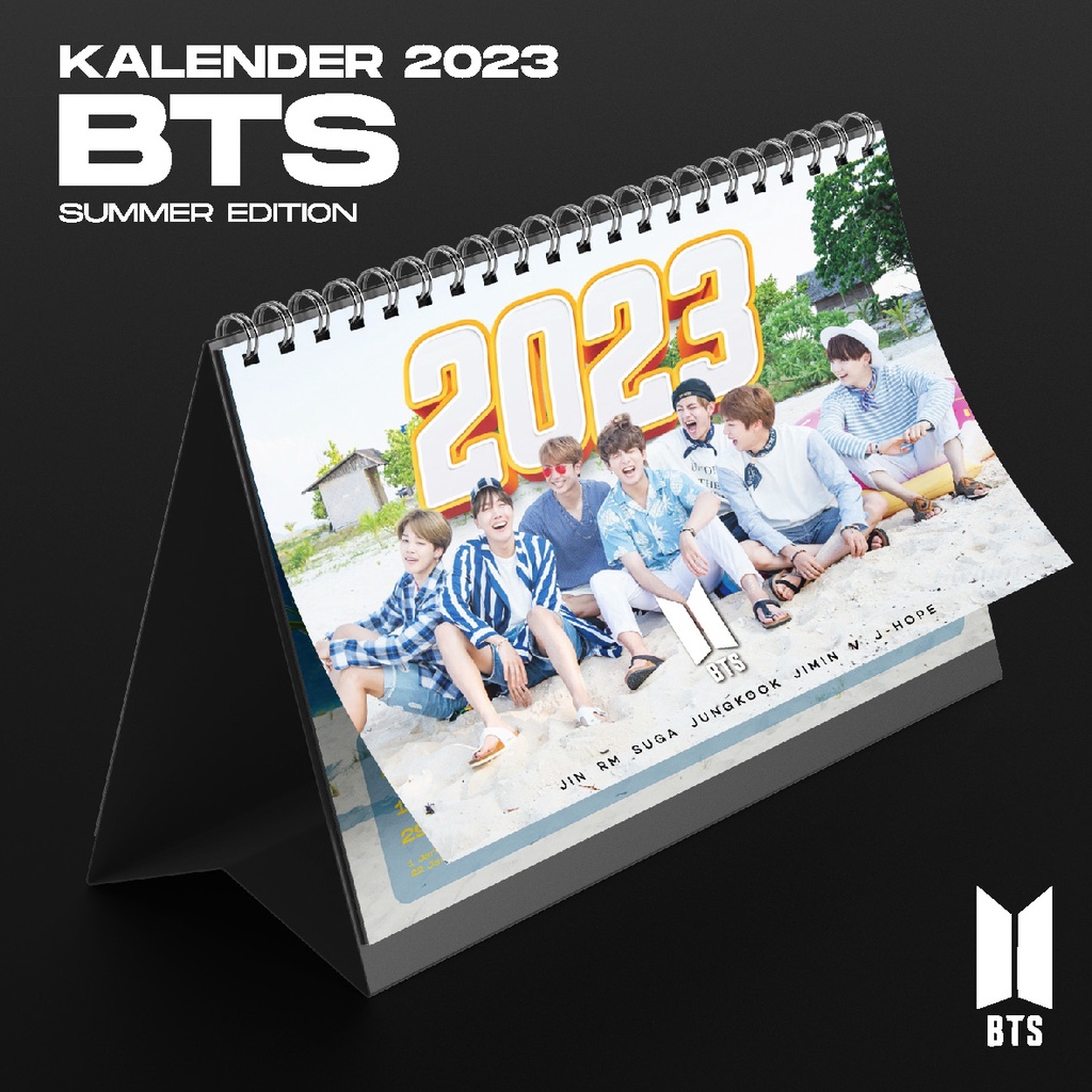 

Kalender KPOP - Kalender BTS SUMMER - BTS - Kalender Duduk/Meja 2023