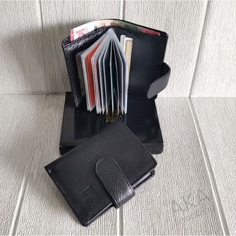 [DK DKK] Dompet Kartu Album CardHolder ATM Bahan Kulit Sapi Asli