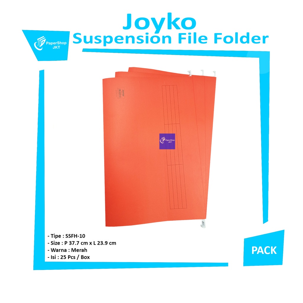 

JOYKO - Suspension File Folder - Map Gantung Ssfh10 Merah - Pcs