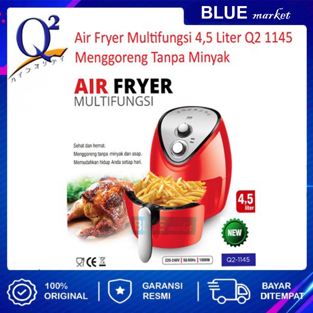 Air Fryer / Mesin Penggoreng tanpa minyak / alat penggoreng tanpa minyak Q2-1145