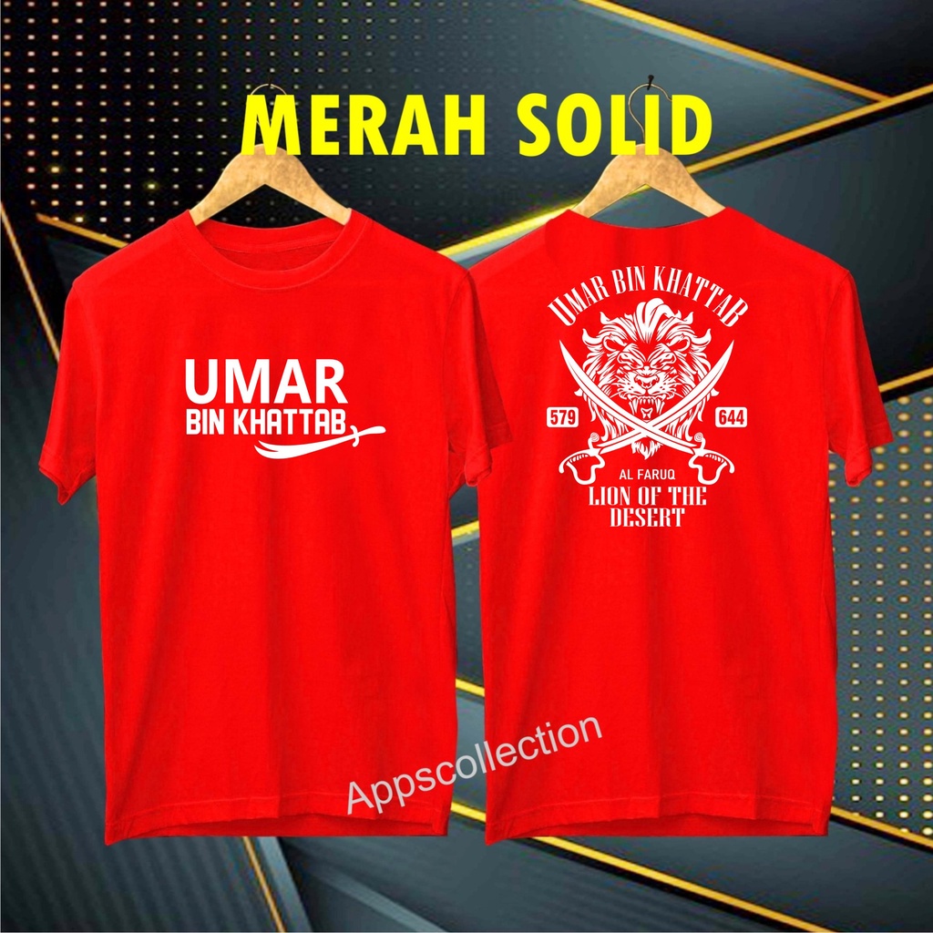 Terviral Kaos DB Umar Bin Khattab/Kaos Dakwah Islam/Kaos HITS Islam Pesantren KAOS BANDUNG/KAOS MURAH Dakwah Islam/KAOS DISTRO murah Kaos Umar Bin Khatab Kaos Santri umur bin khatab kaos murah termurah kaos pesantren