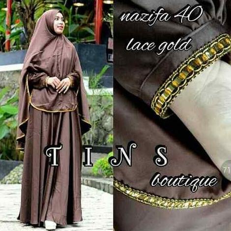 MAXI NAZIFA / HIJAB /  DRESS / GAMIS / SYARI / BUSANA MUSLIM