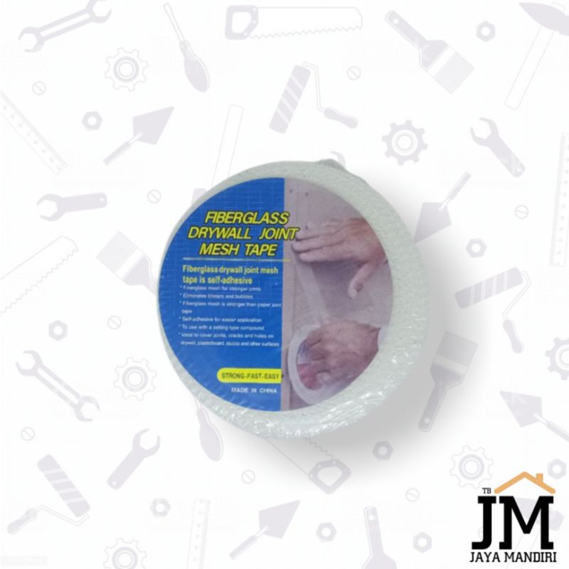 lakban Gypsum Plus Lem / Kasa Lem Gipsum / fiber Glass Tape / Lakban Gypsum GRC