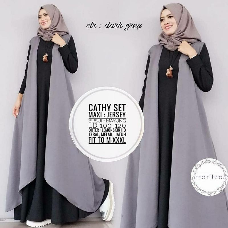 MIRANDA LONG SET  / GROSIR BUSANA SURABAYA / TERMURAH / TERLARIS / COD BAYAR DITEMPAT / FLASH SALE /