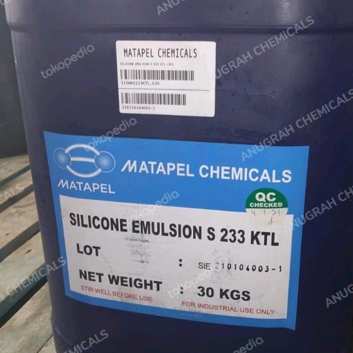 Silikon Emulsi Konsentrat/Silicone Emulsi 233 Ktl 1 Kg Ori Matapel