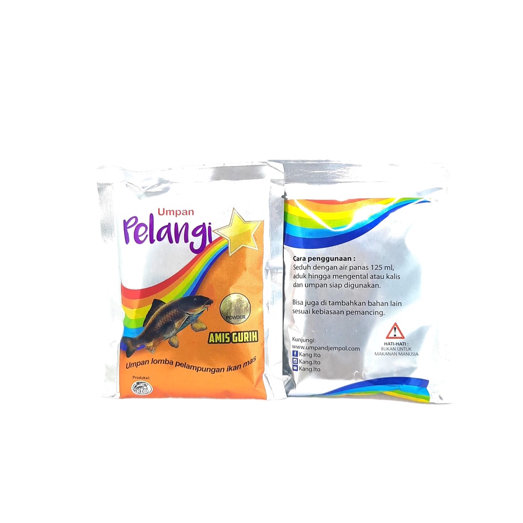 UMPAN PELANGI UMPAN UNTUK IKAN MAS