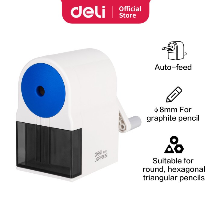 

Deli Rotary Sharpener / Rautan Pensil dengan Pengatur Ketajaman EH502