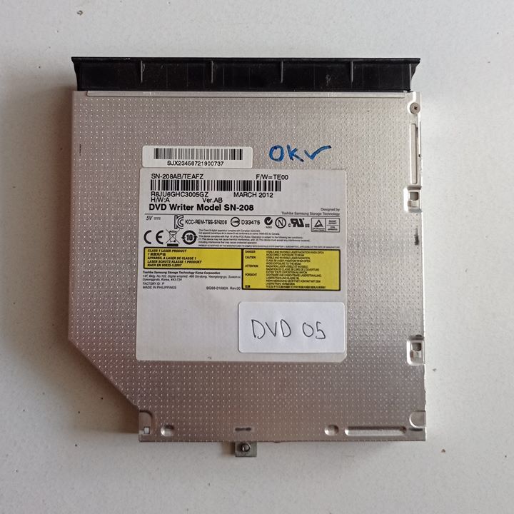 DVD Internal Laptop Axioo Neon HNM CD ROM RW Bekas Second Ori Asli 5