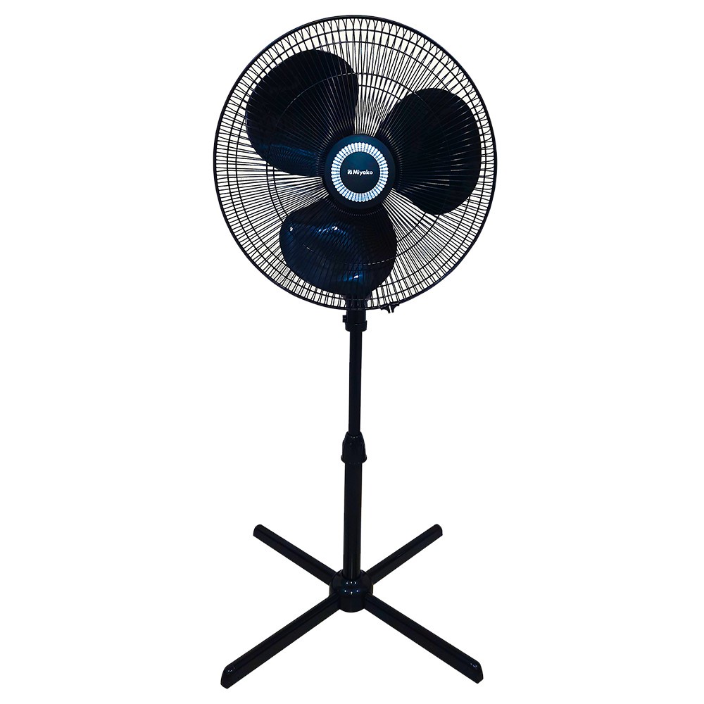 Miyako Stand Fan Kipas Angin 16in Kaki Silang 50W - KAS1606X