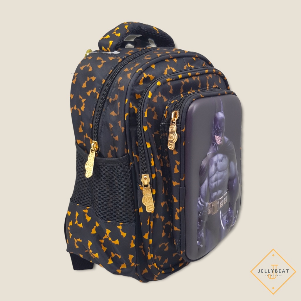 TAS RANSEL 12 INCH DOMPET PAUD - TK KARAKTER -  BATMAN