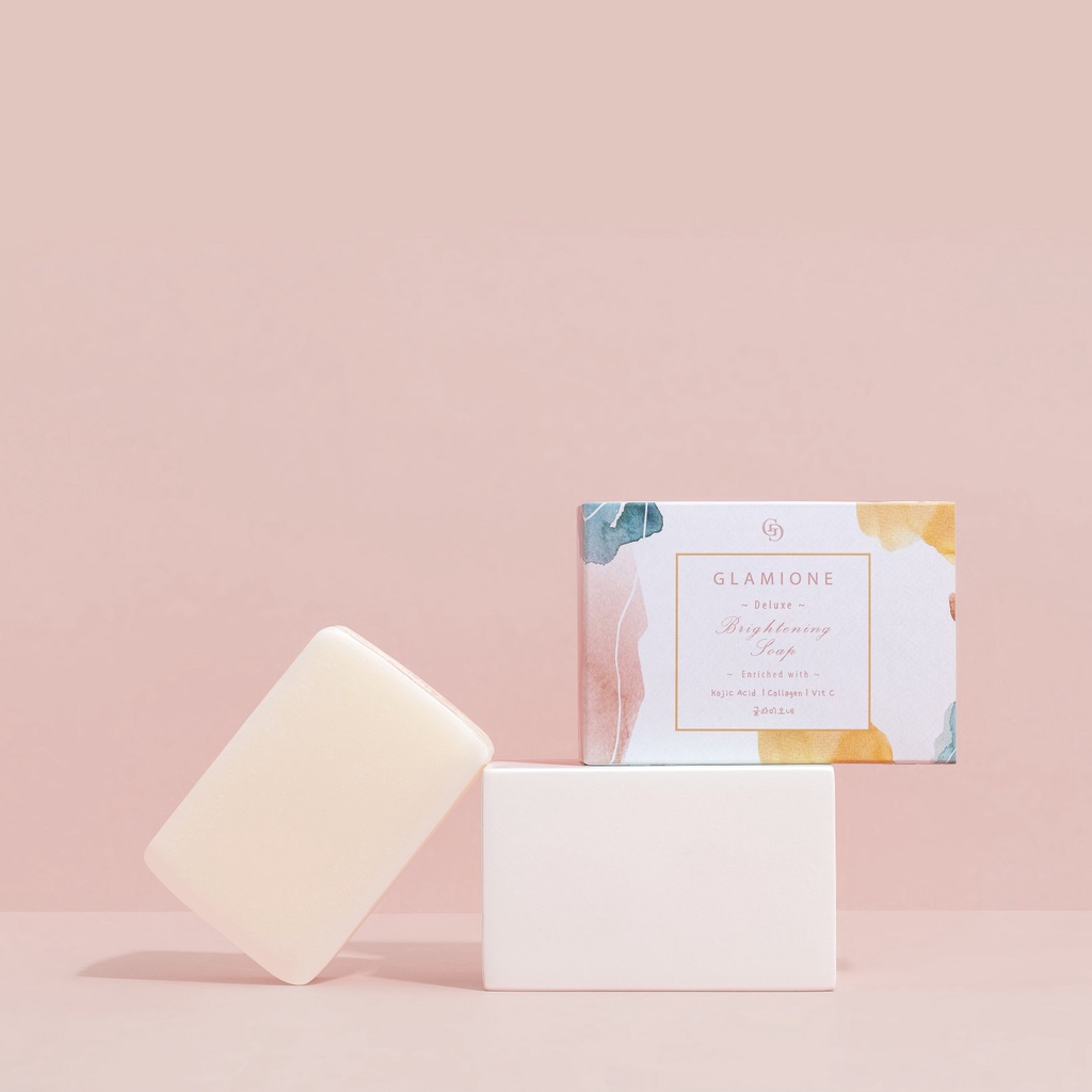 Bar Soap Brightening Deluxe Skincare Glamione Kecantikan