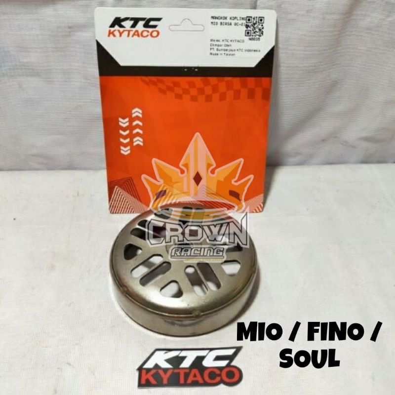 Mangkok Kampas Ganda KTC Mio Karbu / Soul Karbu / Fino Karbu / Nouvo