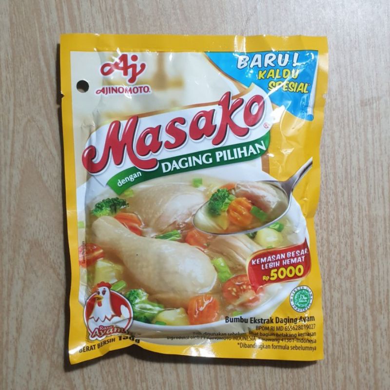 Jual Masako Ayam Kaldu Ayam Dengan Daging Pilihan 130gr Shopee Indonesia