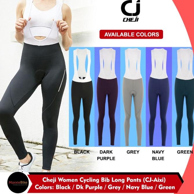 CHEJI BIB LONG Women - Celana Sepeda Padding Wanita BIB Panjang AIXI