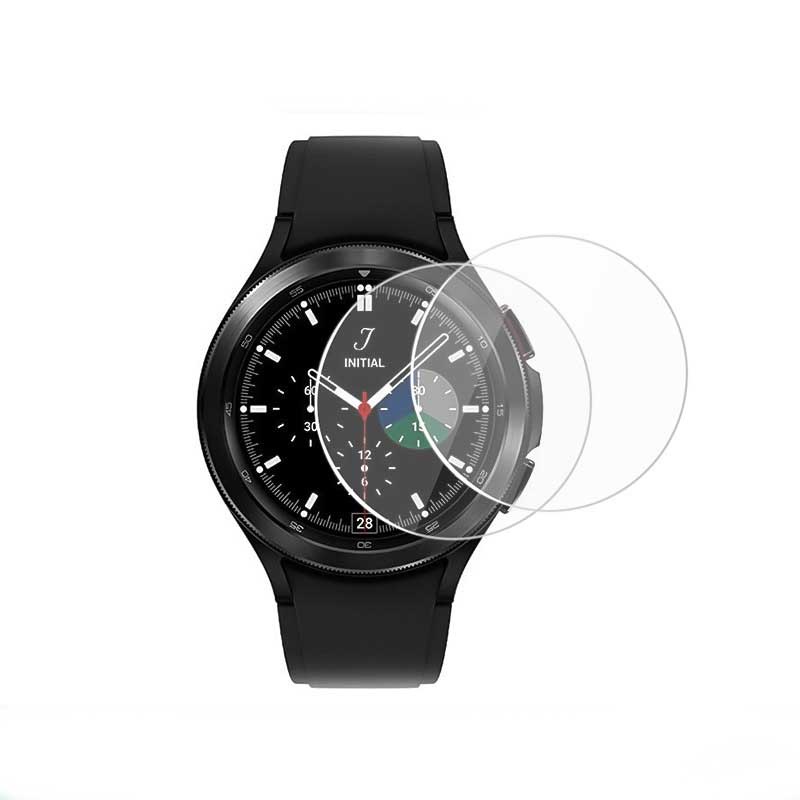 Pelindung Layar Tempered Glass HD Transparan Anti Gores 40mm 44mm Untuk Samsung Galaxy Watch 5