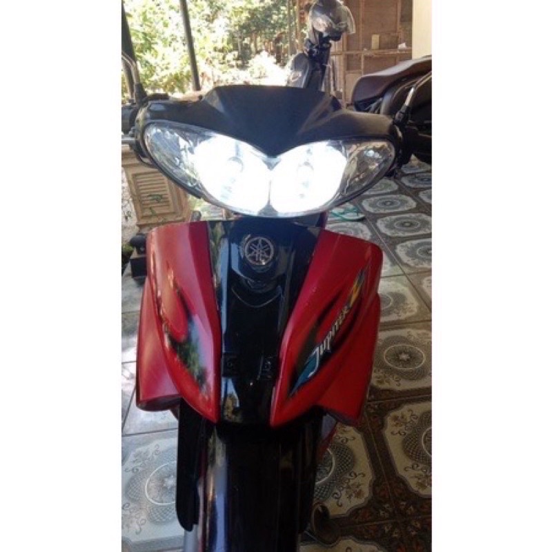 PROMO Lampu LED H6 3mata lampu led motor matic bebek lampu led h6 putih lampu led putih lampu led kaki 1 universal