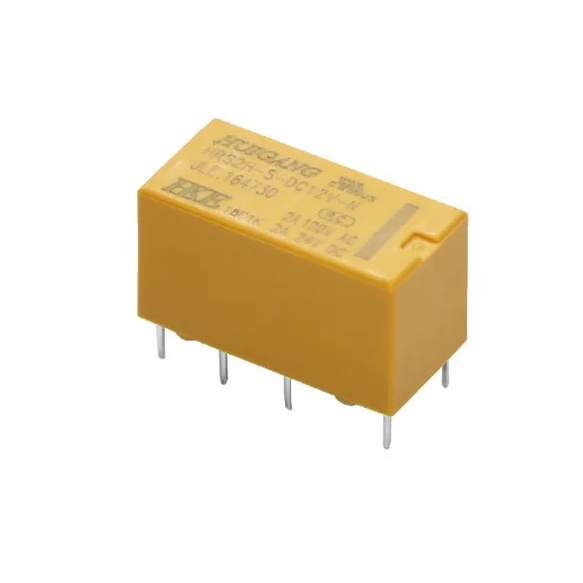 Relay HRS2H-S-DC12V PCB 8 Pin Kaki DPDT 12V 12 Volt DC HRS2H HKE HUIGANG