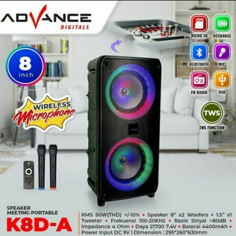 SPEAKER  K8DA ADVANCE