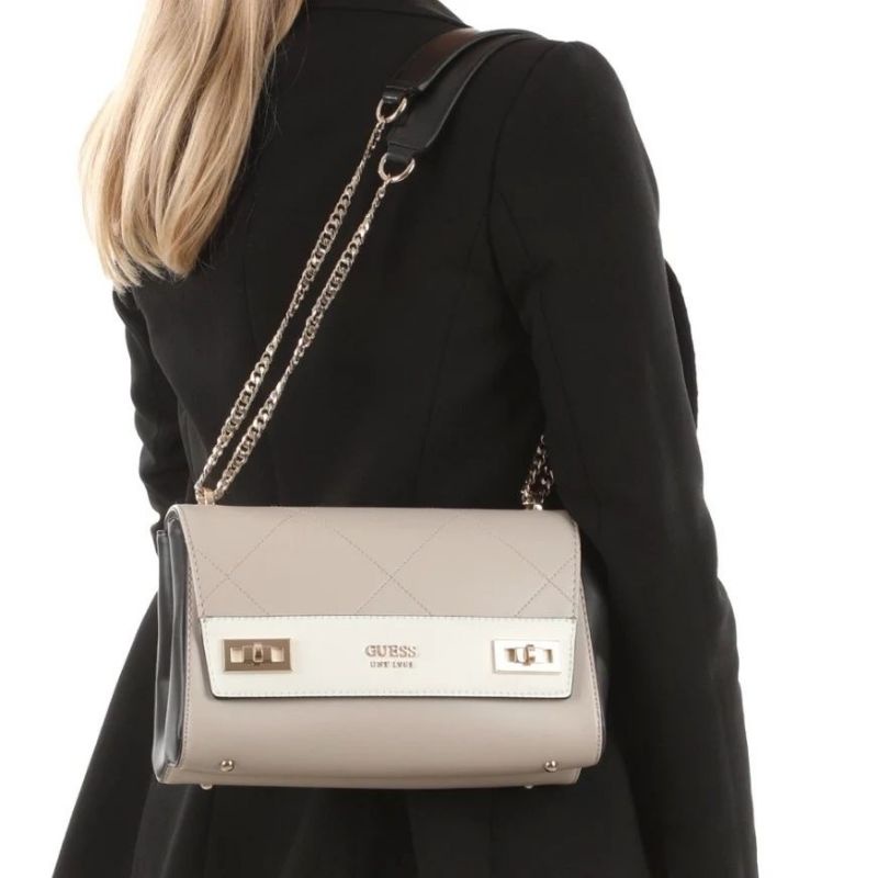 10.10 SALE | GUESSS Katey Flap Shoulder Bag