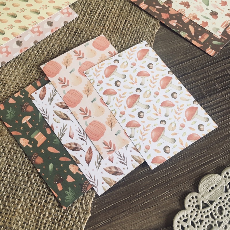 

Kertas Motif Autumn Deco Paper Tebal Scrapbook Journal by Postale