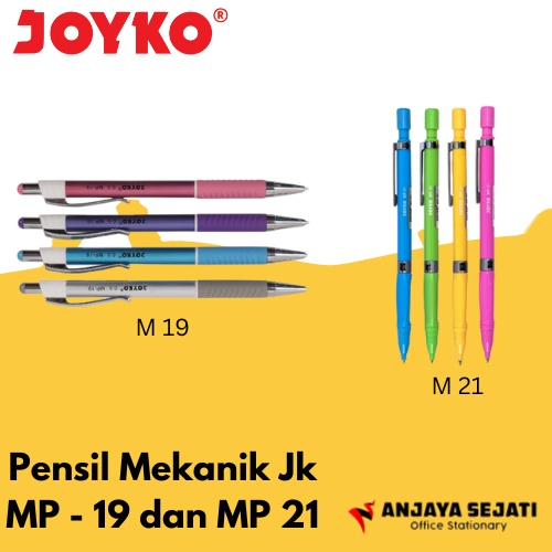 

RK Pensil Mekanik Joyko MP - 19 dan MP 21 Perlusin (12pcs)