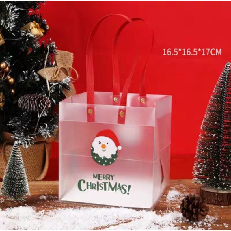 

Spark Paperbag / Plastik Hampers Natal / Christmas Packaging Hardtop 10x10 15x15