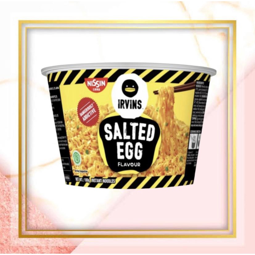 

Nissin Irvins Salted Egg Flavour Instant Noodles 100 Gram