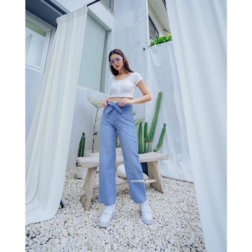 GOJINIEJEANS - Highwaist Comfort Cullotes Jeans - 4461 - COMFORT CULLOTES