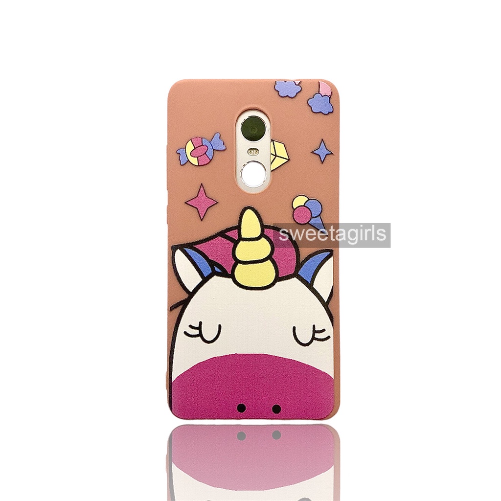 Casing Silikon Lucu untuk Xiaomi Redmi Note 4X - Model Pro Cam - Casing peach Case Gemoy - Bisa Bayar ditempat - sweetacase.id - Case Cubit Lucu - Karakter -  Softcase - Case Gemoy - Kesing - Aesthetic - Boneka 3D