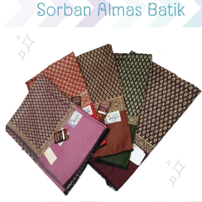 Sorban Sorban Al mash Batik(M4E1) Sorban Palestina IMPORT PREMIUM Sorban Kashmiri GRATIS ONGKIR Sorb