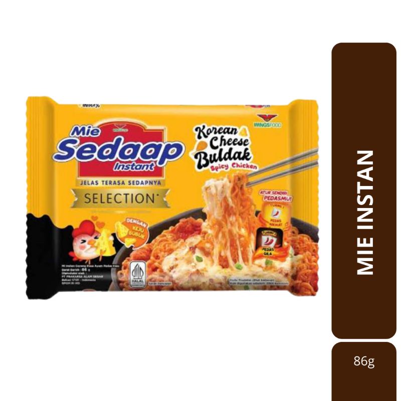 

Mie Sedaap Korean Cheese Buldak - 86 Gr - Mie Instan Goreng