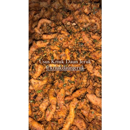 

USUS Kriuk Daun Jeruk 500gr (1/2kg)