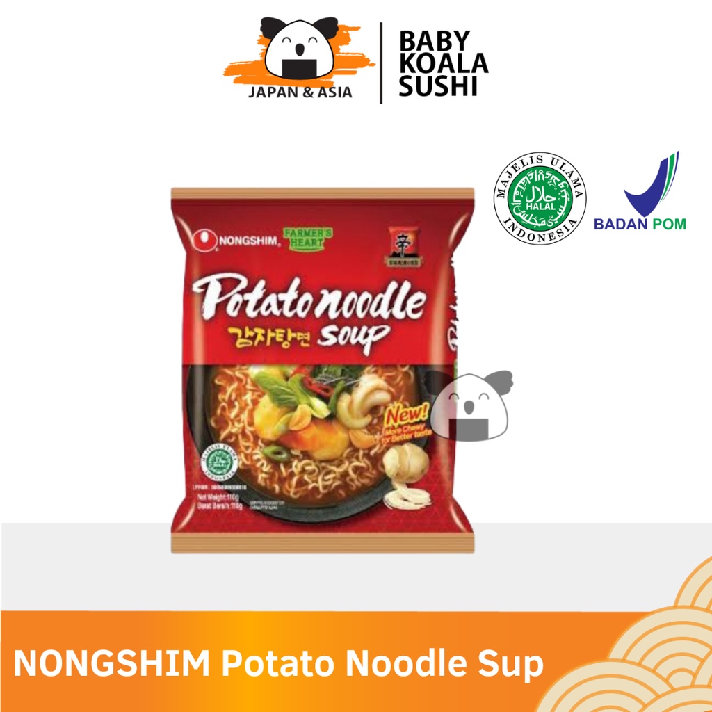 

NONGSHIM Potato Noodle Soup 110 g Halal | Ramyun