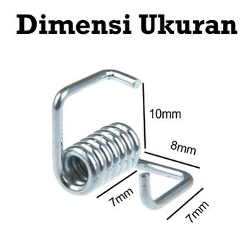 [HAEBOT] Spring Timing Belt Tensioner GT2 6mm Pir CNC 3D Printer Pegas Sabuk Mekanik Gigi Axis RepRap