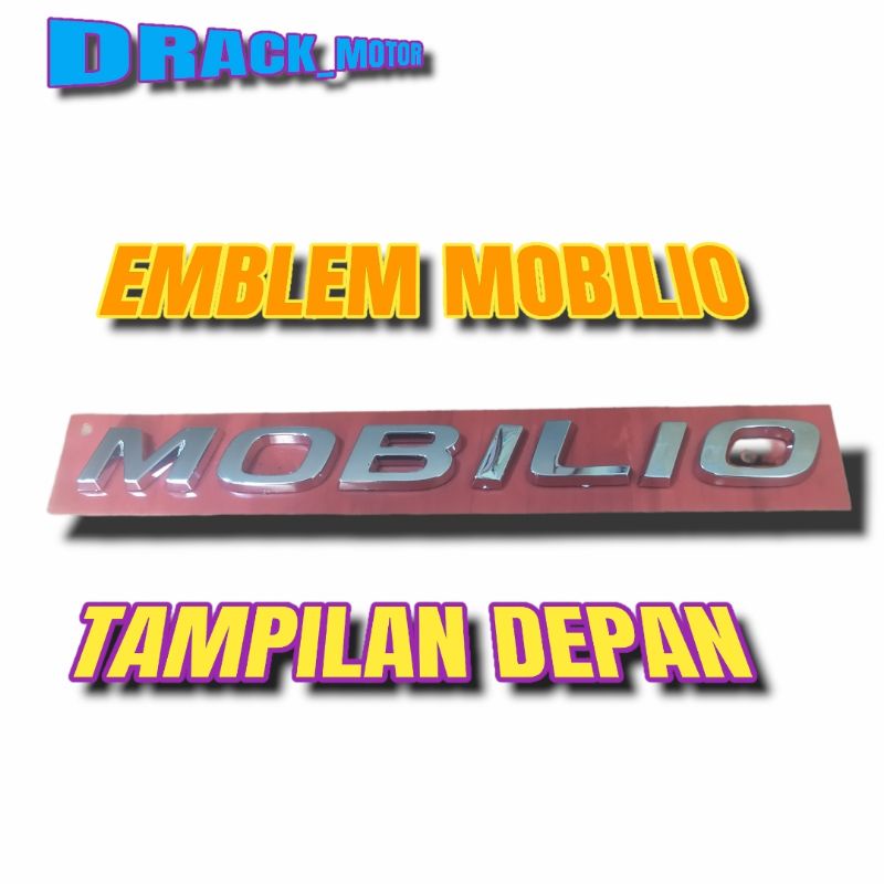 EMBLEM HONDA MOBILIO ORIGINAL//EMBLEM TULISAN MOBILIO ORIGINAL SATUAN